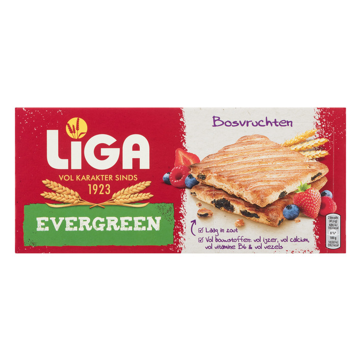 Liga Evergreen bosvruchtensmaak