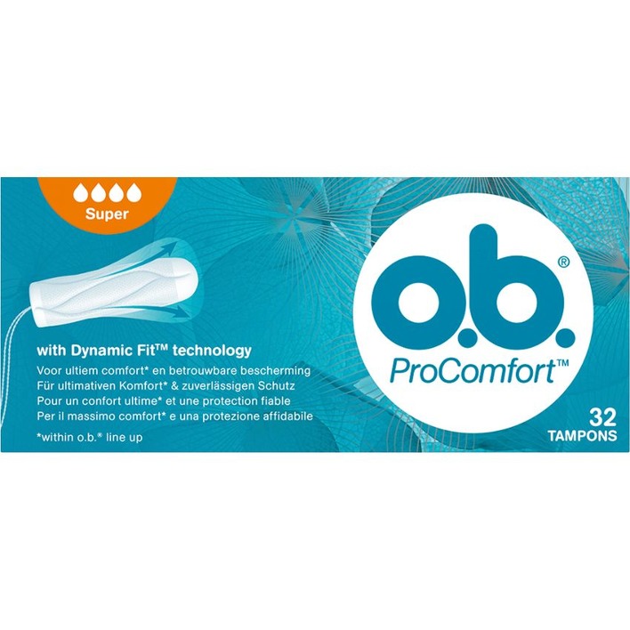 o.b. ProComfort tampons super