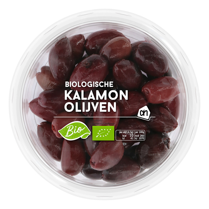 AH Biologisch Kalamata olijven met pit