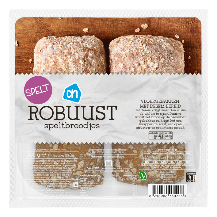 AH Robuust speltbroodjes