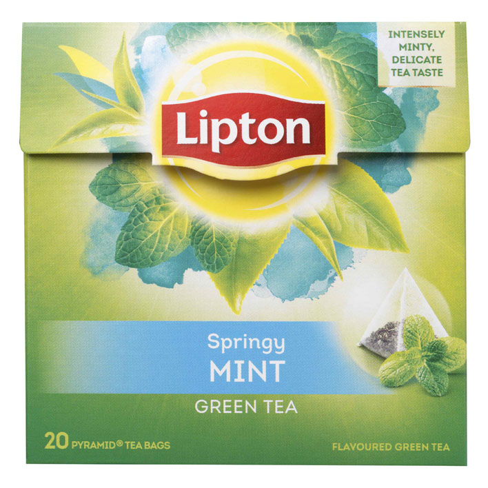 Lipton Intense mint green tea