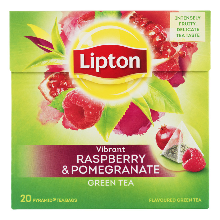Lipton Raspberry & pomegranate green tea