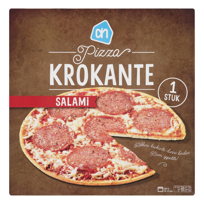 AH Pizza krokante salami