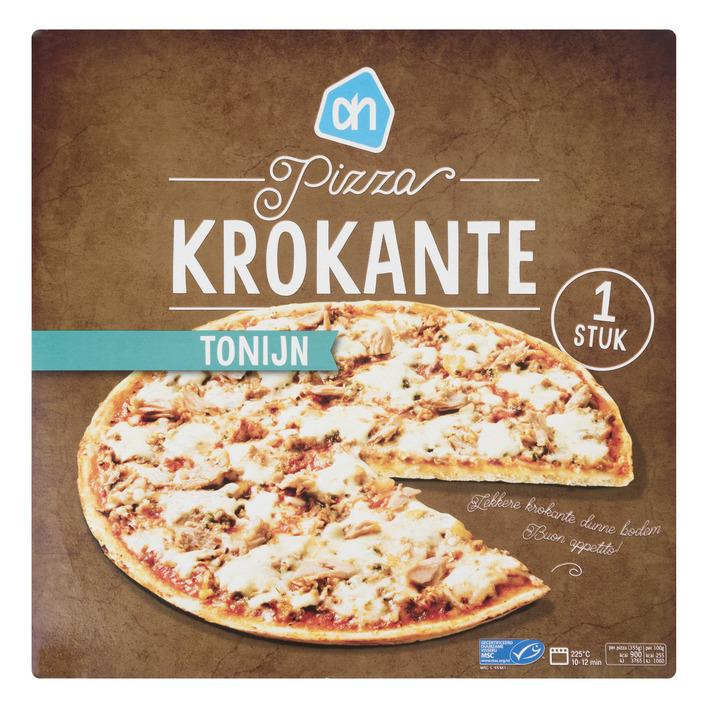AH Pizza krokante tonijn