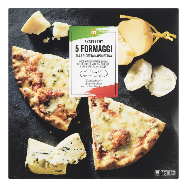 AH Steenoven pizza 5 formaggi