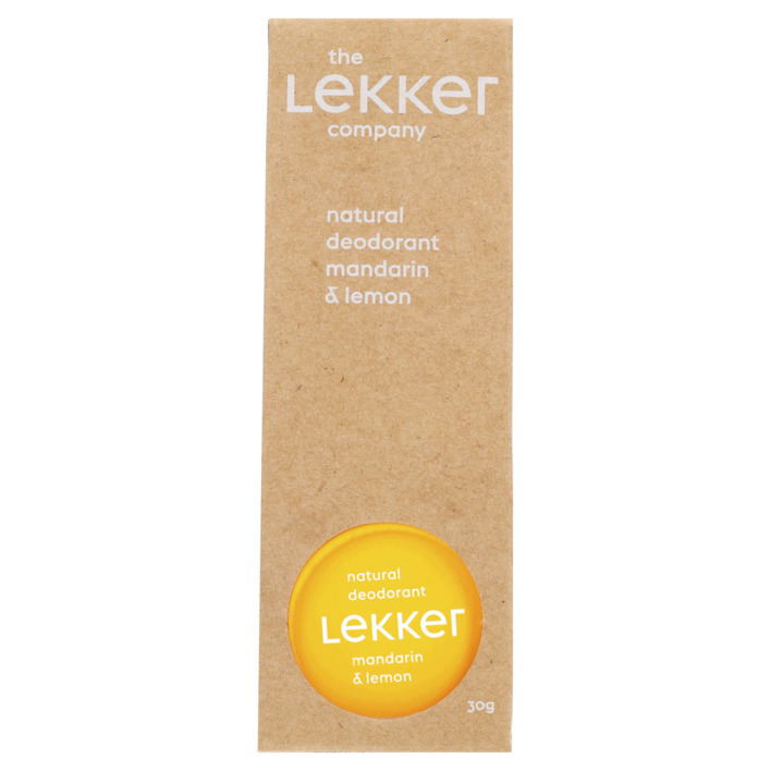The Lekker Company Natural deodorant mandarin lemon
