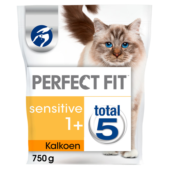 Perfect fit Kattenbrokken sensitive 1+ kalkoen