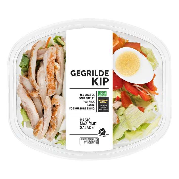AH Basis maaltijdsalade gegrilde kip