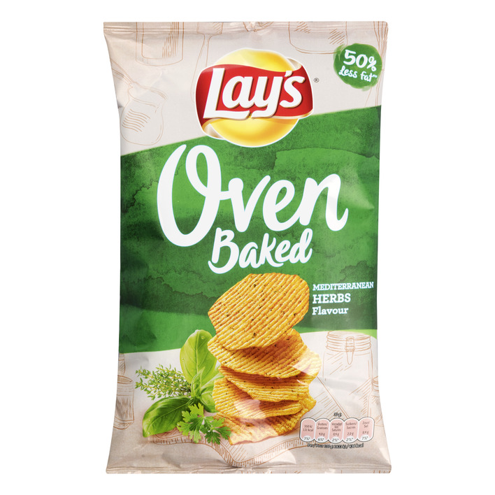 Lay's Oven baked mediterranean herbs