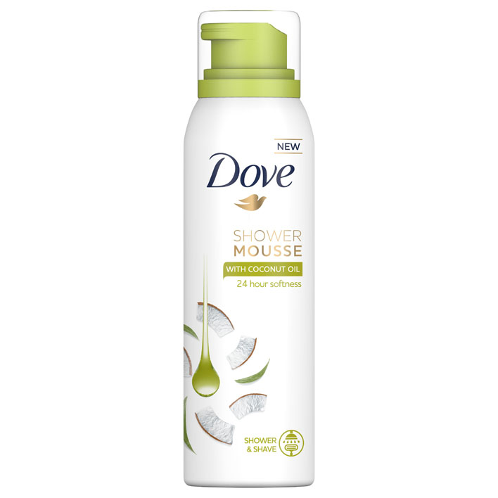 Dove Coconut oil shower mousse