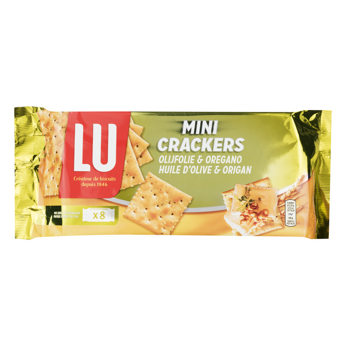 LU Mini crackers olijfolie & oregano