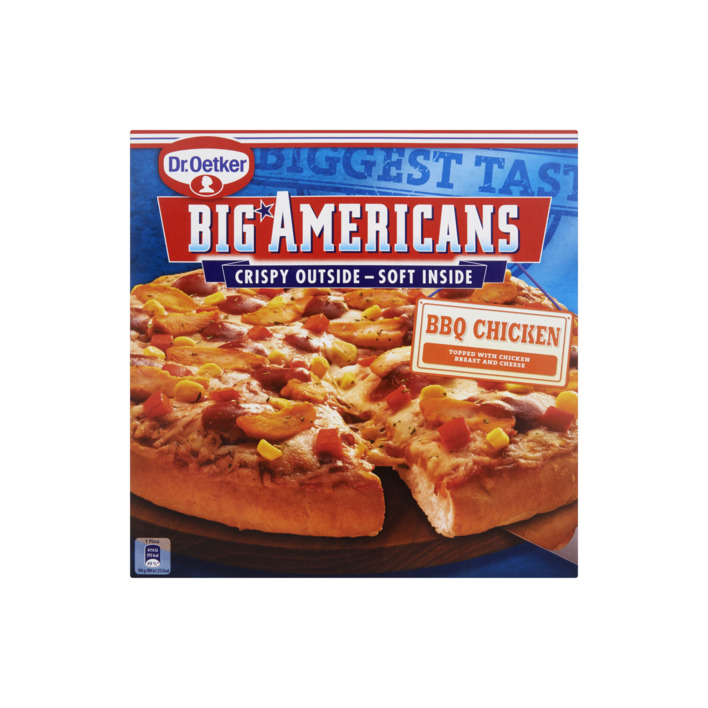 Dr. Oetker Big Americans pizza BBQ chicken