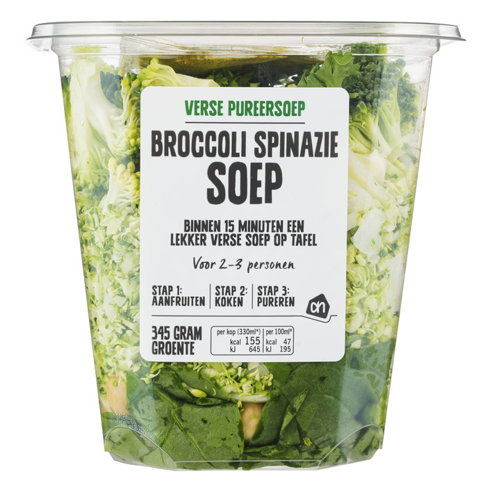 AH Pureersoep broccoli spinazie