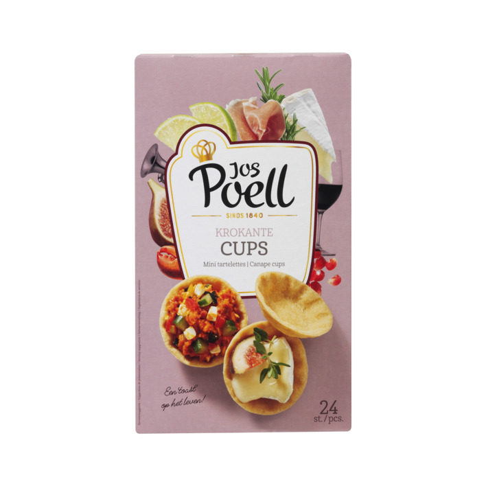 Jos Poell Krokante cupjes naturel
