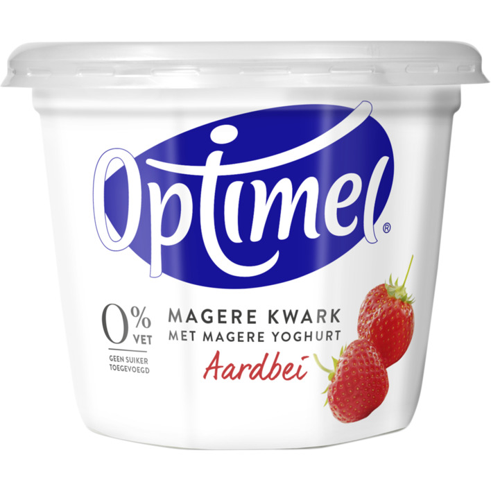 Optimel Magere kwark aardbei