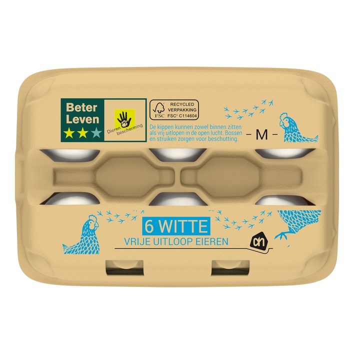 AH Witte vrije uitloopeieren M