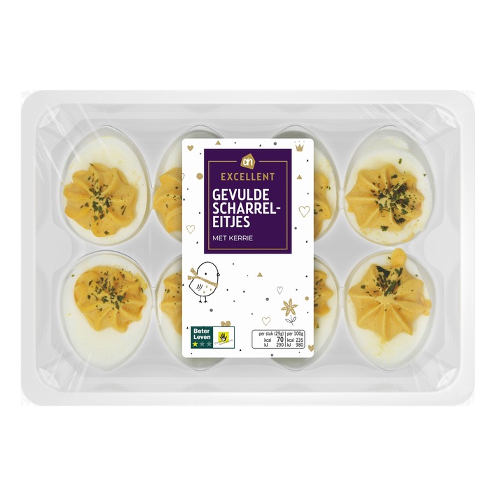 AH Excellent Gevulde scharreleitjes met kerrie