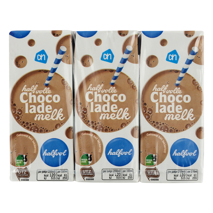 AH Chocolademelk halfvol 6-pack