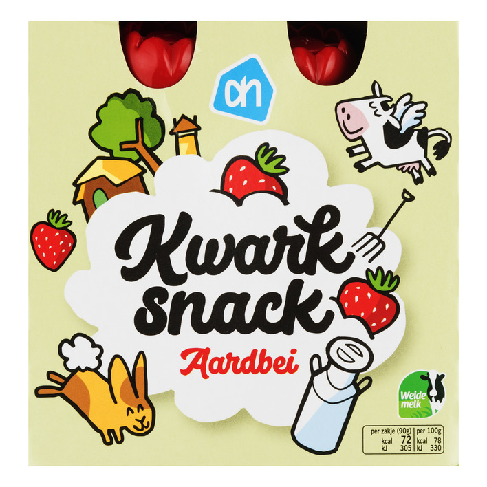 AH Super kwarksnack aardbei