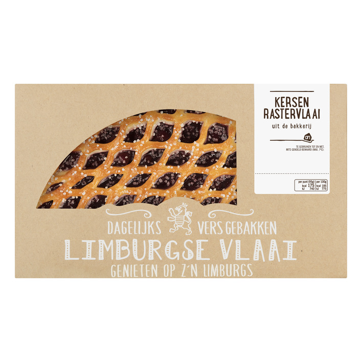 AH Kersenrastervlaai half