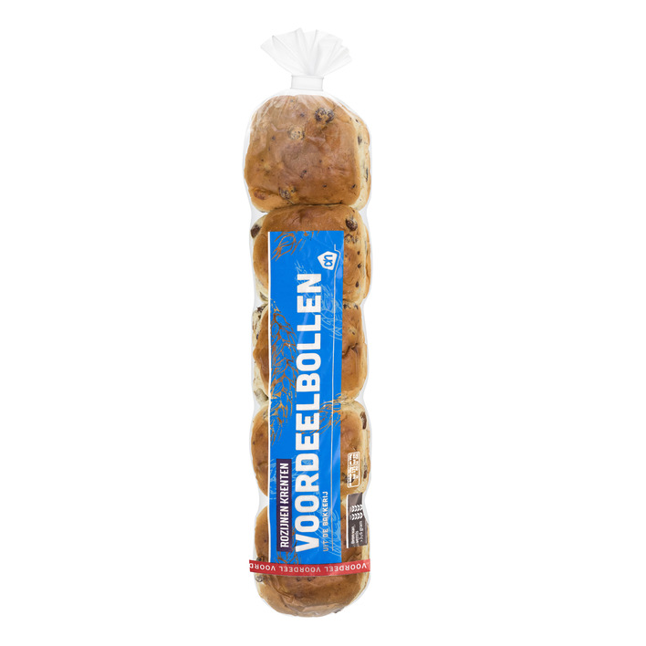AH Extra lang lekker rozijnen krentenbollen
