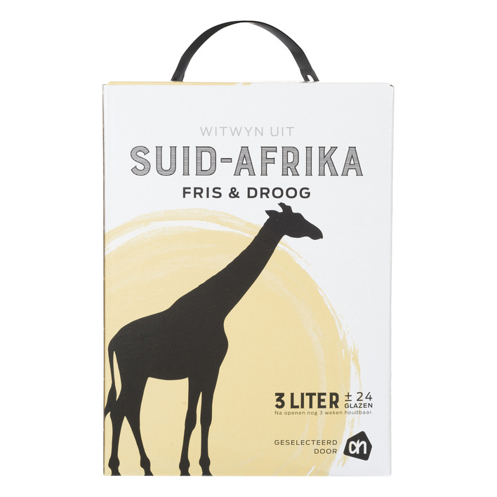 AH Fris & droge Zuid-Afrikaanse wijntap wit