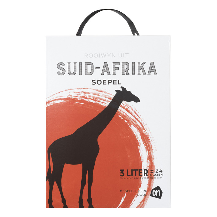 AH Soepele Zuid-Afrikaanse wijntap rood