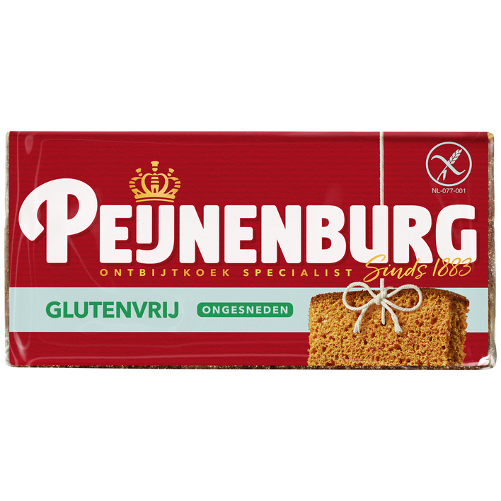 Peijnenburg Ontbijtkoek glutenvrij ongesneden