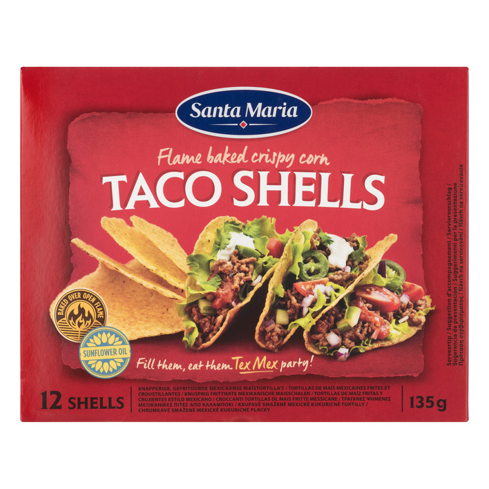 Santa Maria Taco schelpen