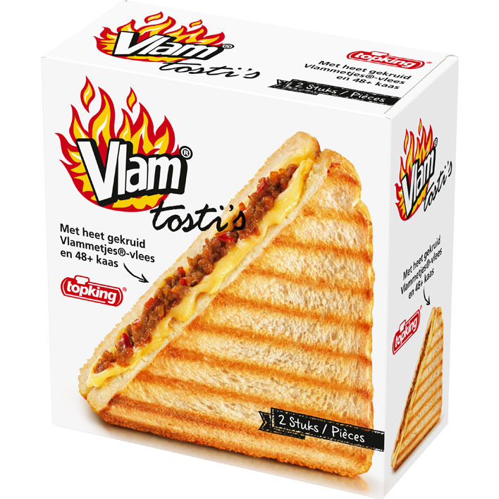 Topking Vlam tosti 2-pack