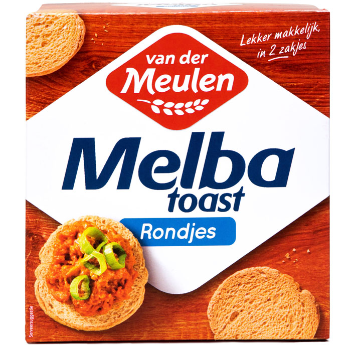 Van der Meulen Melbatoast naturel rondjes