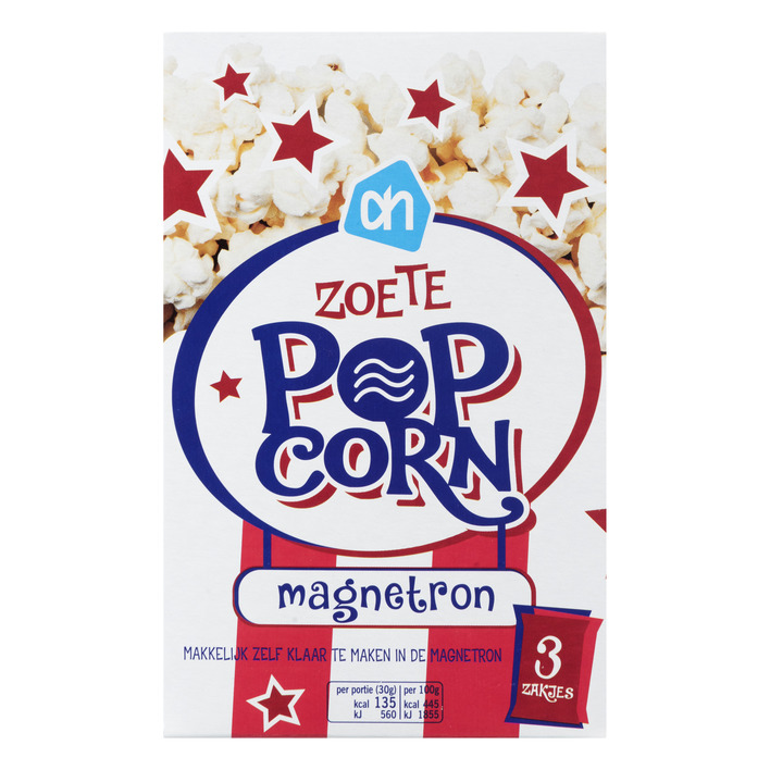 AH Magnetron Popcorn Zoet