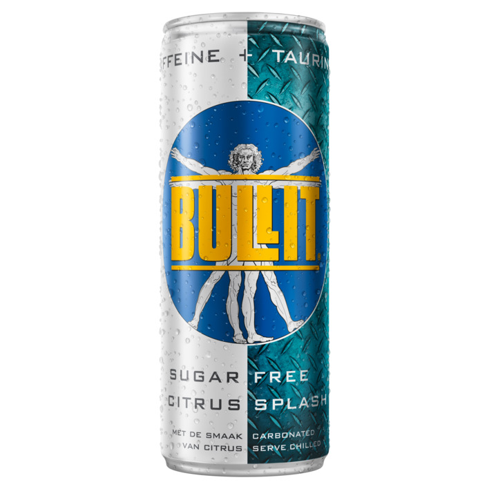 Bullit Energy drink suikervrij citrus
