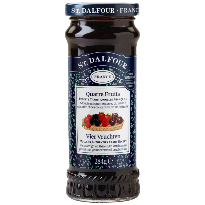 St. Dalfour Vruchtenspread Vier vruchten