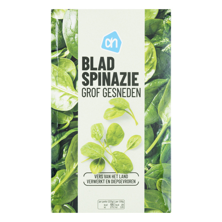 AH Bladspinazie grof gesneden