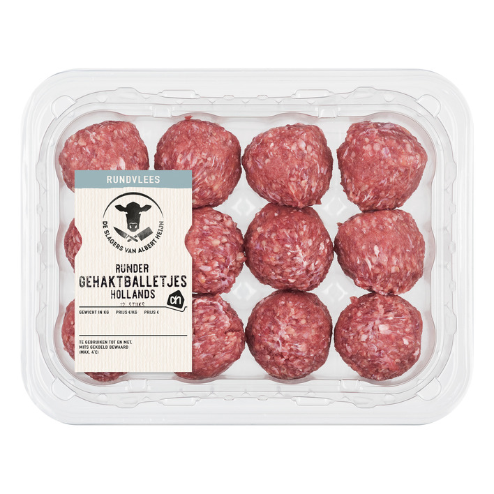 AH Gehaktballetjes Hollands 12 stuks