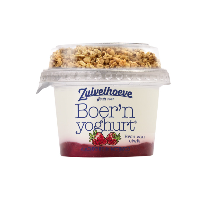 Zuivelhoeve Boer'n muesli aardbei