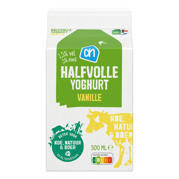 AH Halfvolle yoghurt vanillesmaak