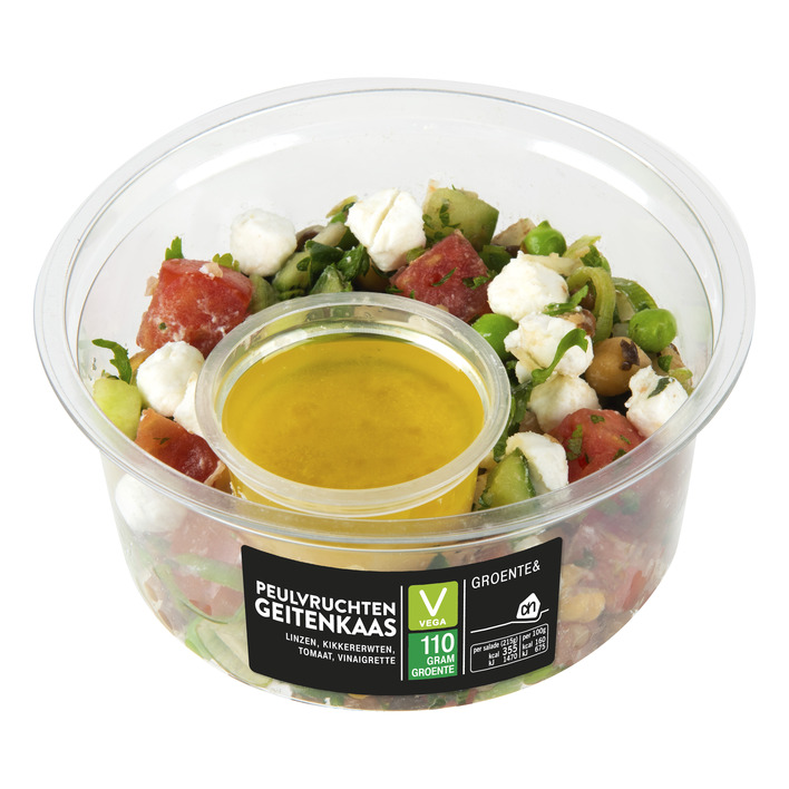 AH Kleine salade peulvruchten geitenkaas