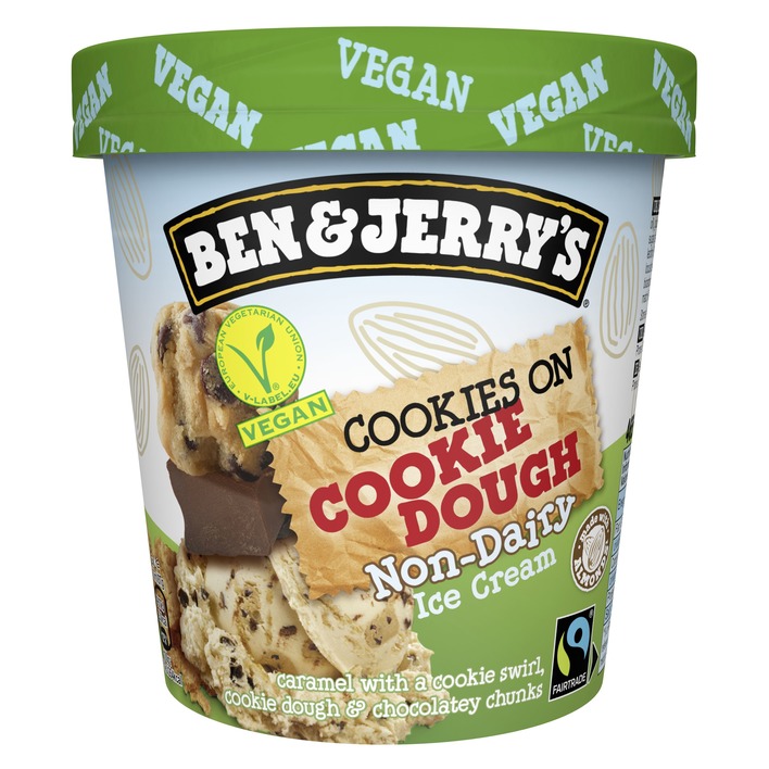 Ben & Jerry's Cookies on cookie dough non-dairy