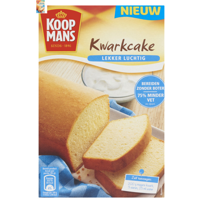 Koopmans Mix voor kwarkcake