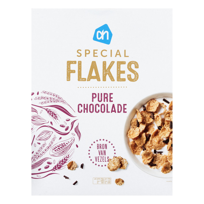 AH Special flakes pure chocolade