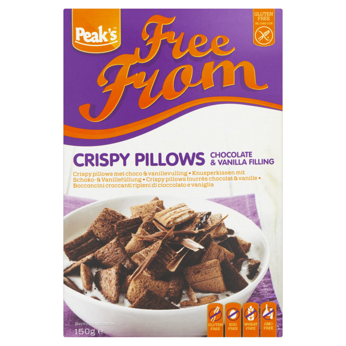 Peak's Crispy pillows chocolade & vanille