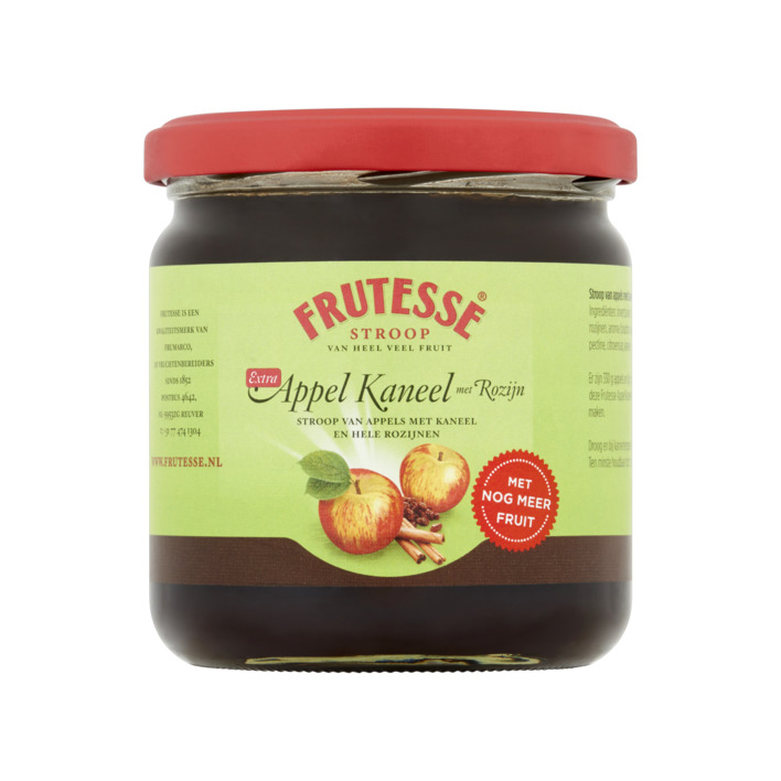 Frutesse Stroop van appels met kaneel & rozijnen