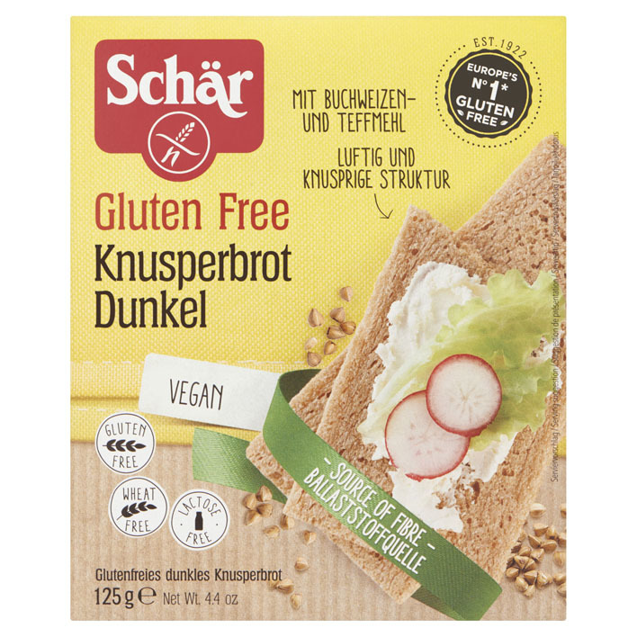 Schär Knusperbrot dunkel glutenvrij