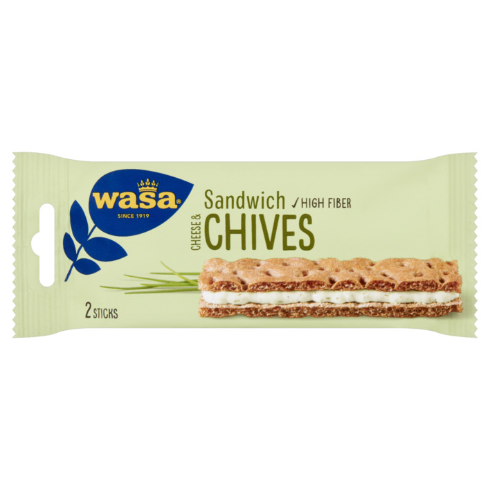 Wasa Sandwich roomkaas bieslook 3-pack