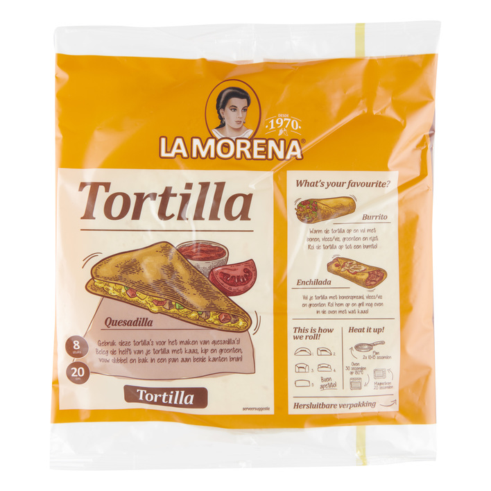 La Morena Tortilla wraps original medium