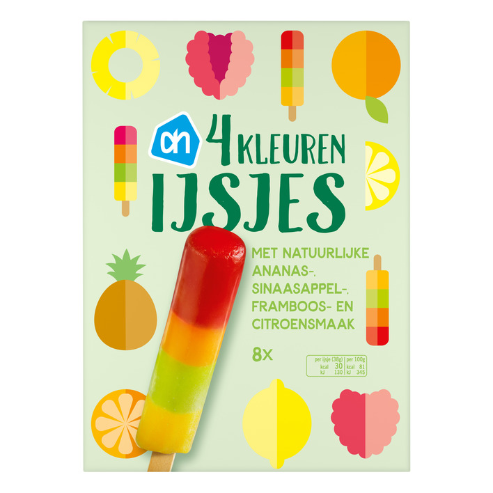 AH 4 kleuren ijsjes