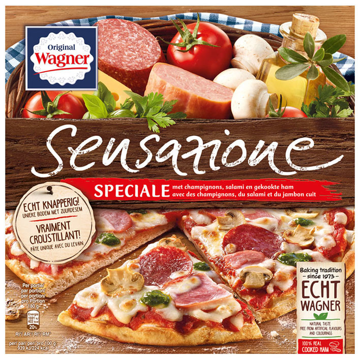Wagner Sensazione pizza speciale salami ham