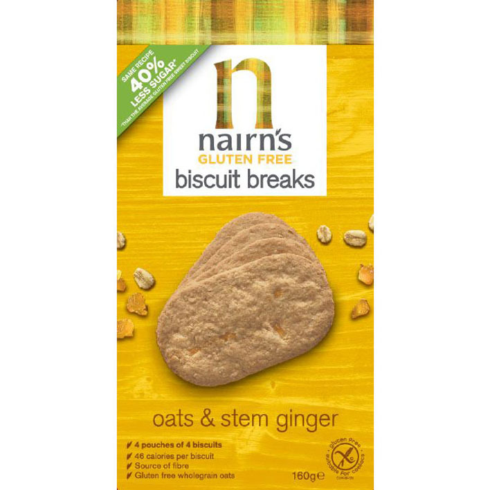 Nairn's Biscuit breaks oats ginger glutenvrij